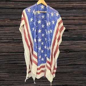 Patriotic Stars and Stripes Women's Top